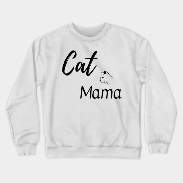 Cat Mama Crewneck Sweatshirt by Maful